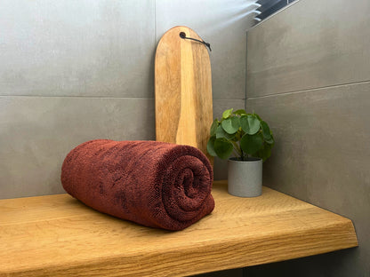 Sanipluche droogdoek M - Coffee