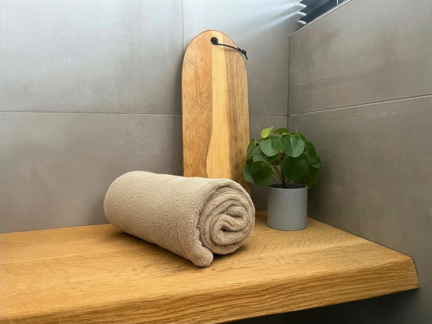 Sanipluche droogdoek S - Cream