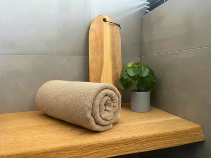Sanipluche droogdoek M - Cream