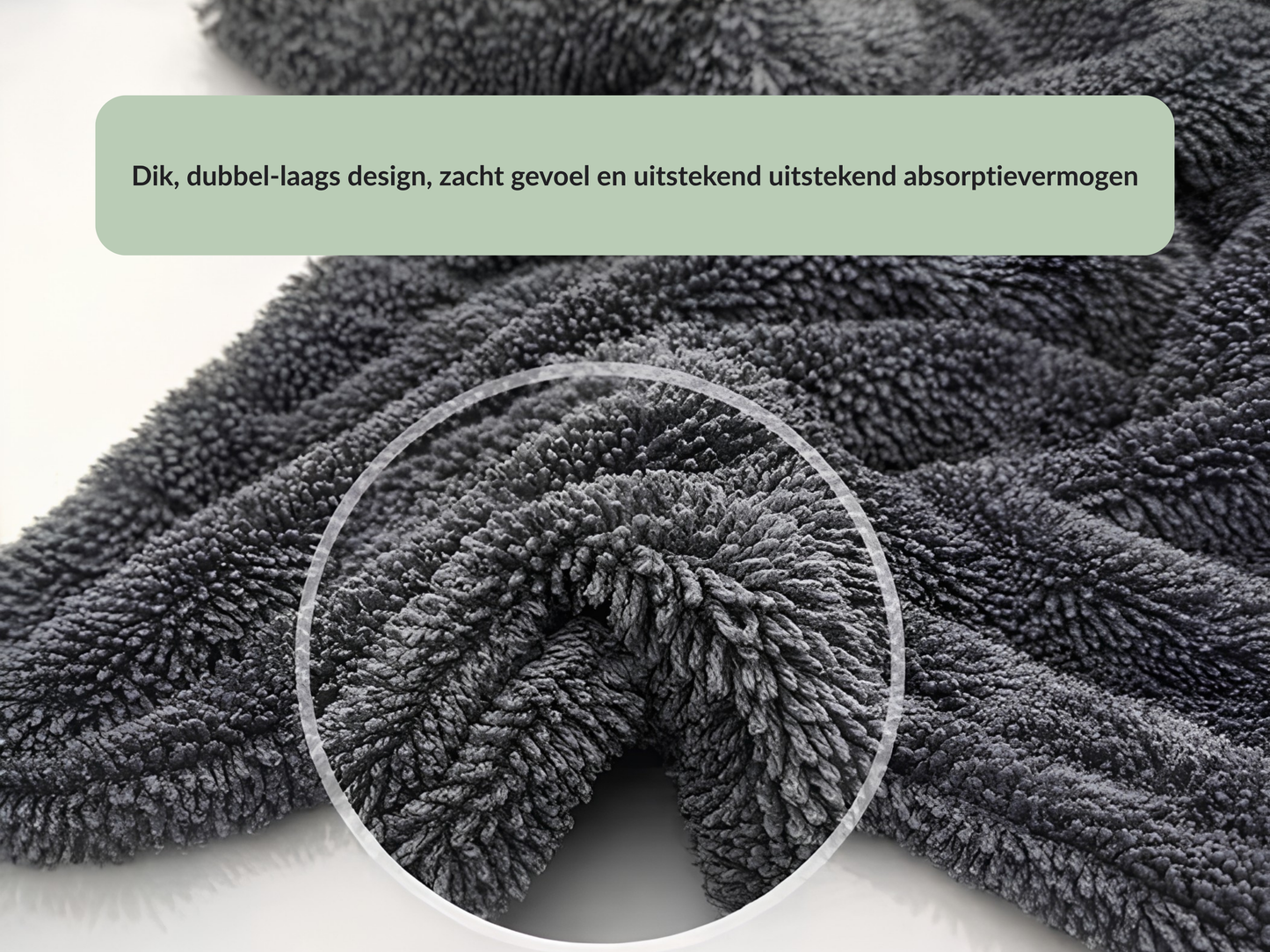 Sanipluche droogdoek S - Coffee