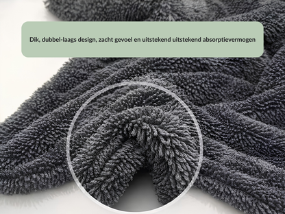 Sanipluche droogdoek S - Coffee
