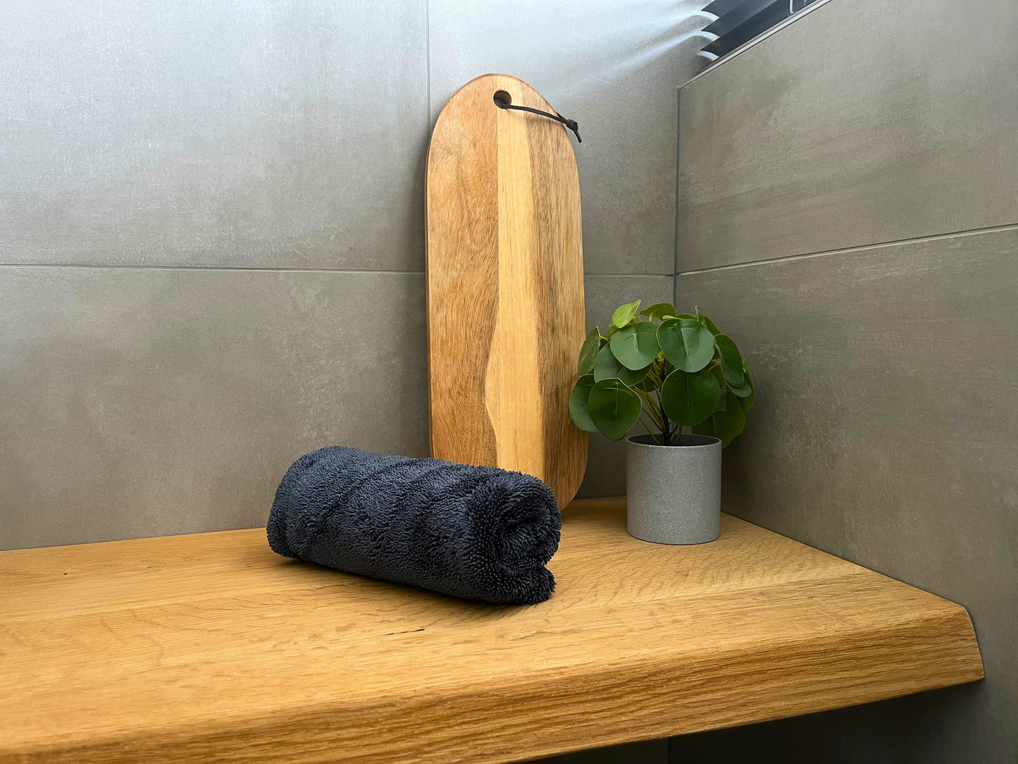 Sanipluche droogdoek S - Grafiet