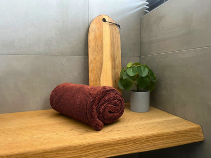 Sanipluche droogdoek S - Coffee