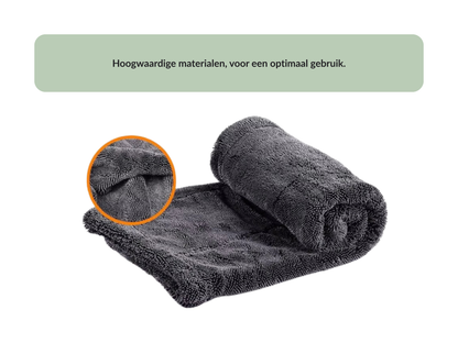 Sanipluche droogdoek S - Coffee